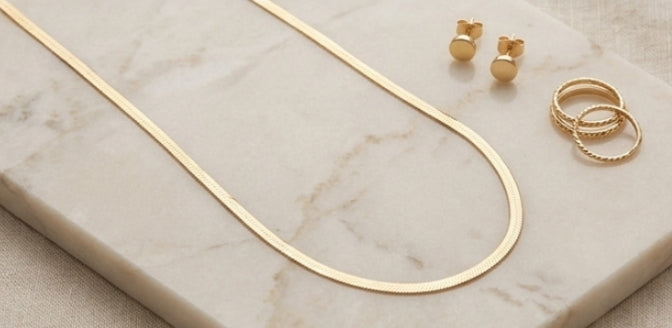 gold chain for women men, slim snake