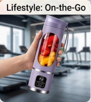 Portable Blender Electric Juicers Fruit Mixers USB Rechargeable 1500 Mah Rechargeable Battery