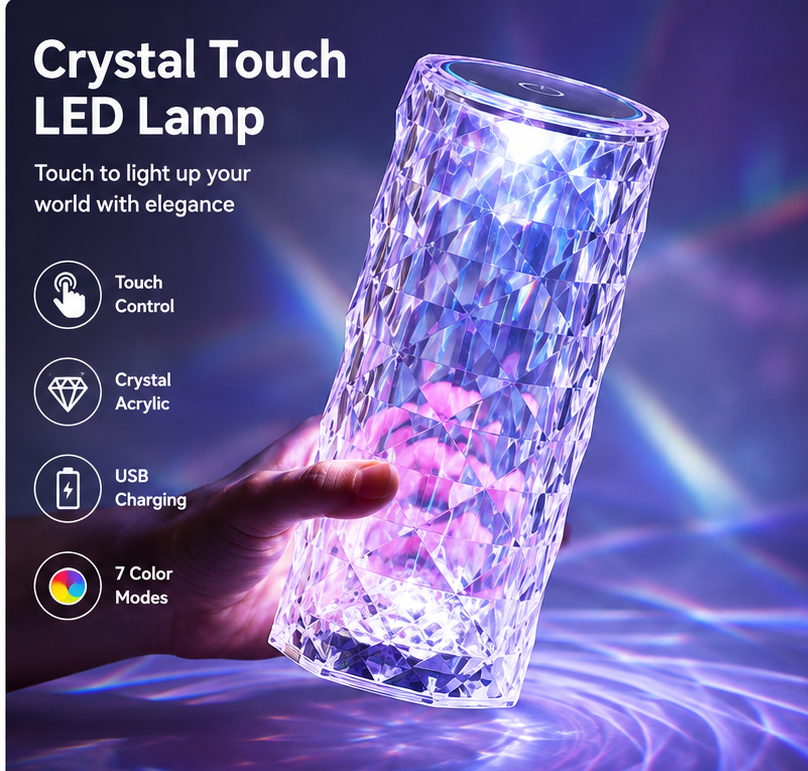 Crystal Touch Lamp