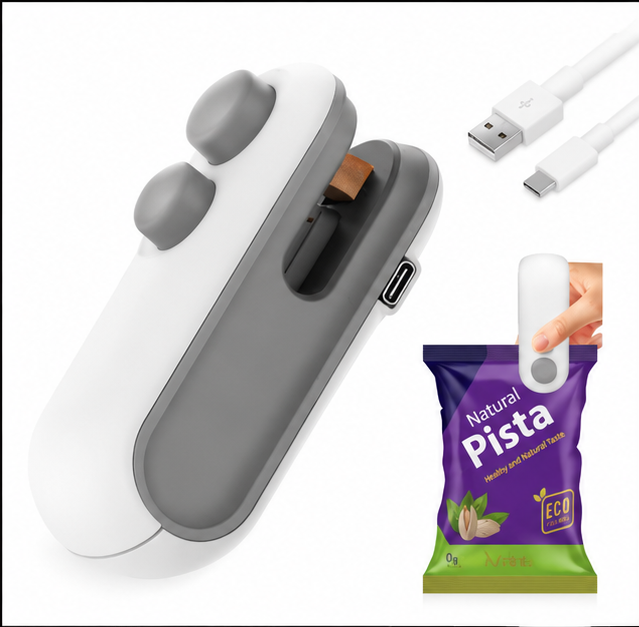 Portable Mini Sealing Machine, Handheld Packet Sealer, portable sealing machine, packet sealer for Food, Snacks, Chips, Fresh Storage, Sealing Machine