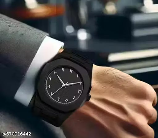 Black arabic watches for men and boys for give you a attractive and stylish look