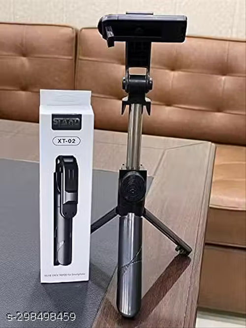 70cm Extendable 3 in 1 Selfie Stick Tripod with Bluetooth Remote Included and Rotatable