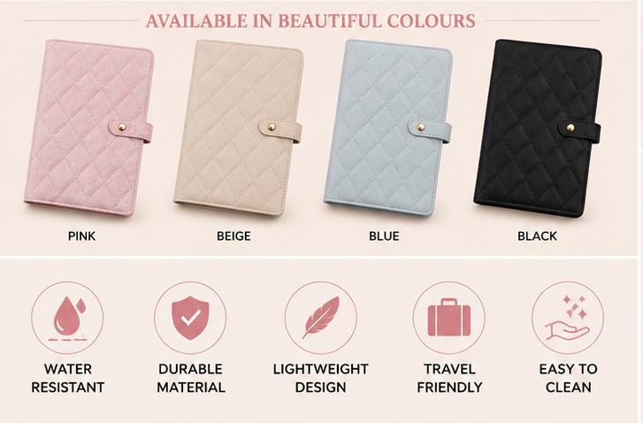 Travel Jewelry Case, Jewelry Organizer Box with Clear Zipper Velvet Jewelry Pouch Bag, PU Leather Jewelry Case, Gift for Women-Pink.
