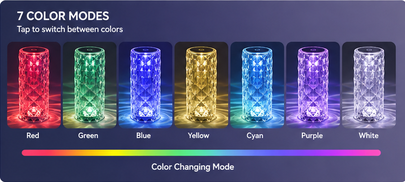Crystal Touch Lamp
