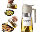 Spinfluencs 200ml Glass Oil Spray Dispenser for Cooking | Refillable Olive Oil Sprayer Mister for Fryer, BBQ, Salad & Frying | Food Grade Vinegar Sprinkler Bottle for Kitchen Use