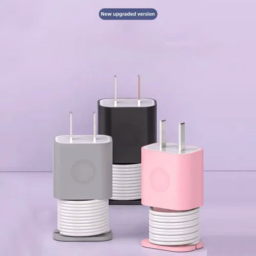 2-in-1 Silicone Charger Protector & Cable Winder