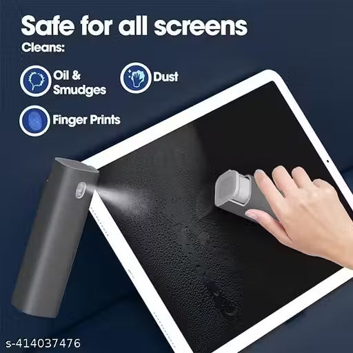3 in 1 Screen Cleaner Kit, Laptop Screen Cleaner,Camera Lens Cleaner, Fingerprint-Proof Screen Cleaner, Phones, Reusable, Portable, TV Screen Cleaner, Digital Gadgets Cleaner, Mist Spray Screen Cleaning Kit
