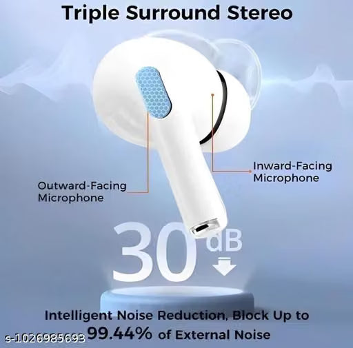 Apple Display Buds with Touch Screen Display with TWS ANC Noise Cancellation Bluetooth Headset