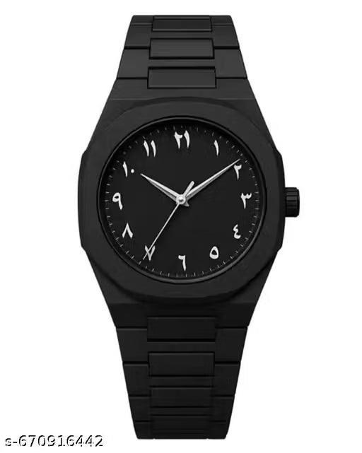 Black arabic watches for men and boys for give you a attractive and stylish look